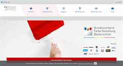 Desktop Screenshot of farbe.de