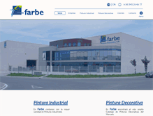 Tablet Screenshot of farbe.es
